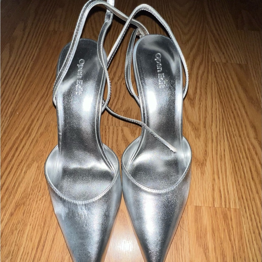 Silver Women's Heels